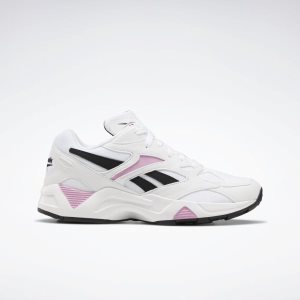 Reebok Aztrek 96 Turnschuhe Damen - Weiß/Rosa/Schwarz - DE 712-QLV